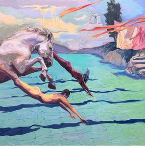 Peinture, Dream of heaven. Overcoming, Ilia Filatov