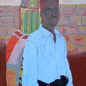 Painting, Reincarnation - 21st Century, Contemporary, Figurative, Portrait, African Artwork, Ayandare Adeniran Ayanmuyiwa