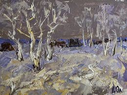 Gemälde, The end of winter is coming soon, Ivanyuk Oleksiy