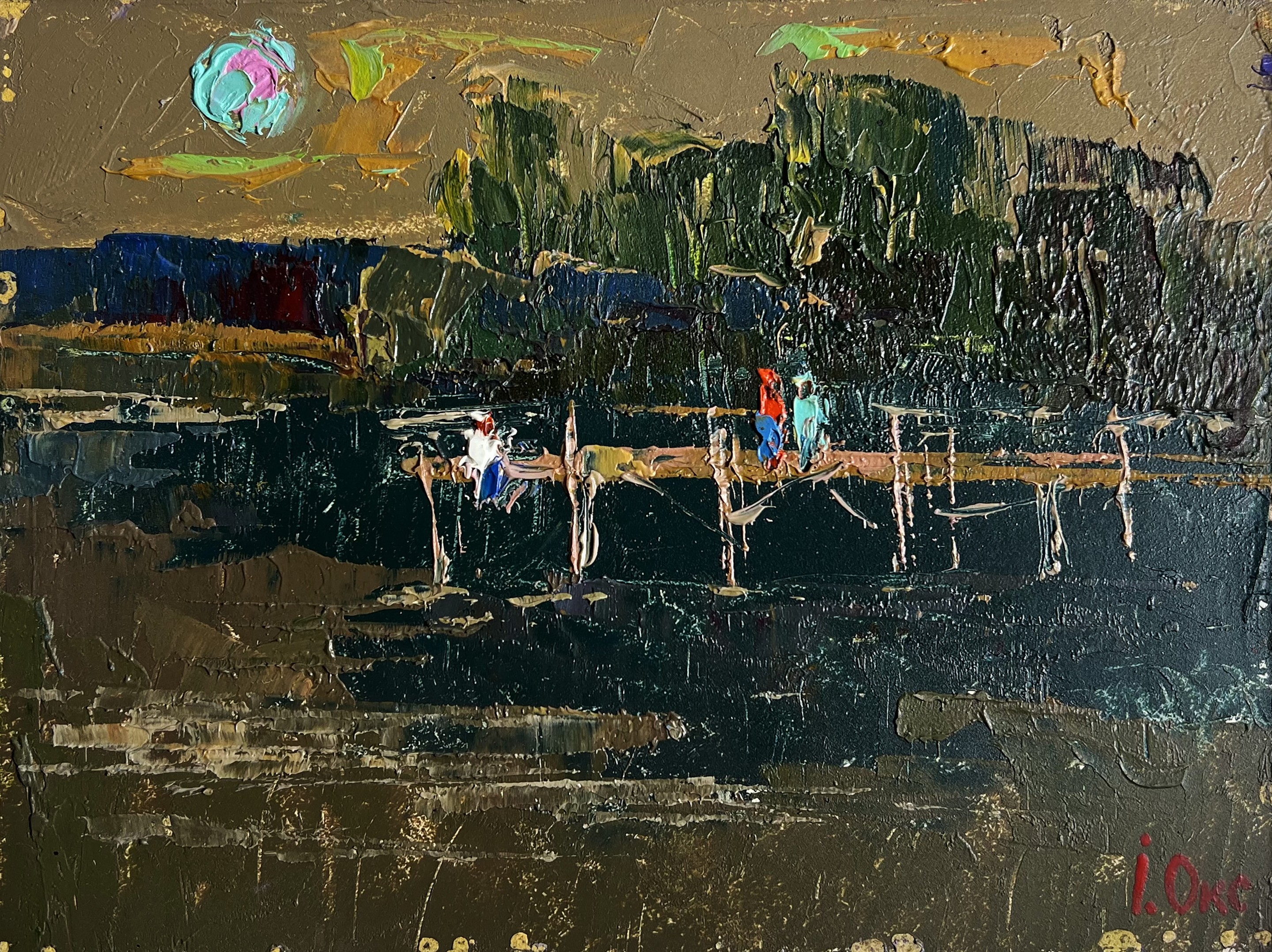 Oksana Ivanyuk, Romantic get-togethers by the river Oksana Ivanyuk, Romantic get-togethers by the river