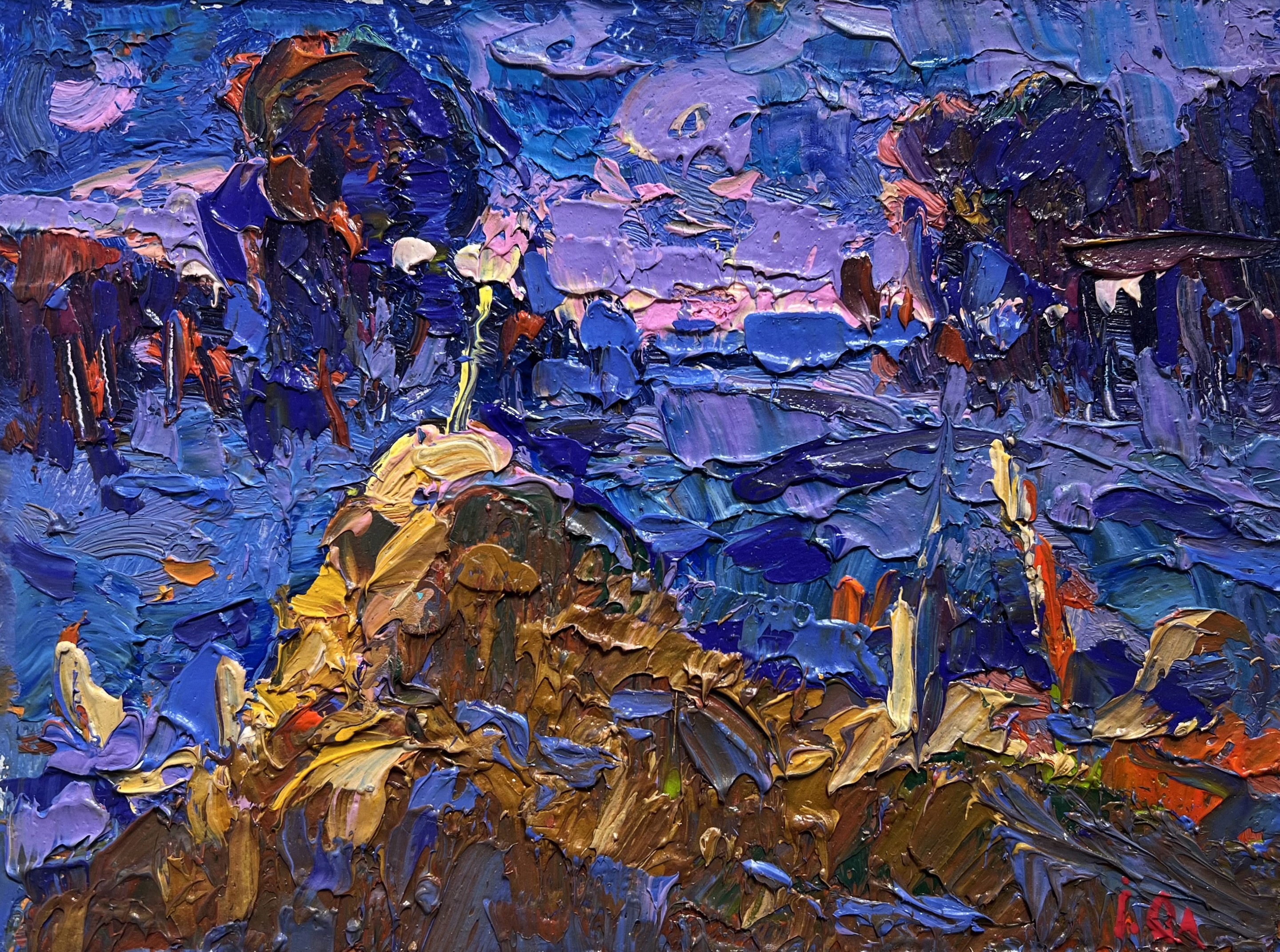 Ivanyuk Oleksiy, Dusk fell on the field Ivanyuk Oleksiy, Dusk fell on the field