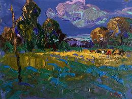 Gemälde, Evening rays of the sun, Oksana Ivanyuk