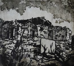 Peinture, Leaves, Adel Mikaelyan