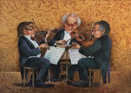 Painting, When Music Brings Joy, Alexander Ishchenko