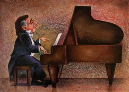 Peinture, The Maestro at Work, Alexander Ishchenko