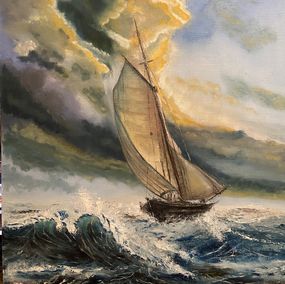Painting, La tempête, Boudier