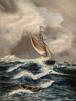 Gemälde, Naufragés, Boudier