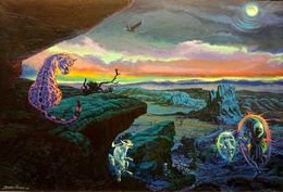 Peinture, Los aliados, una marcha de poder. Homenaje a Carlos Castaneda, Antonio Basavilbaso