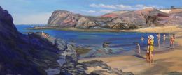 Peinture, El beso (Playa Papagayo, Lanzarote), Antonio Basavilbaso