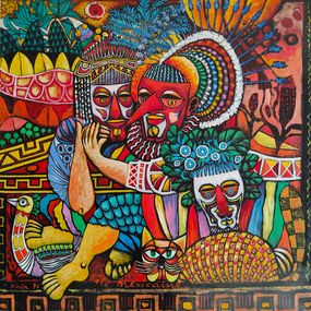 Peinture, Fête mexicaine, Niala