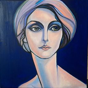 Gemälde, Portrait de femme, Pierre Wuillaume