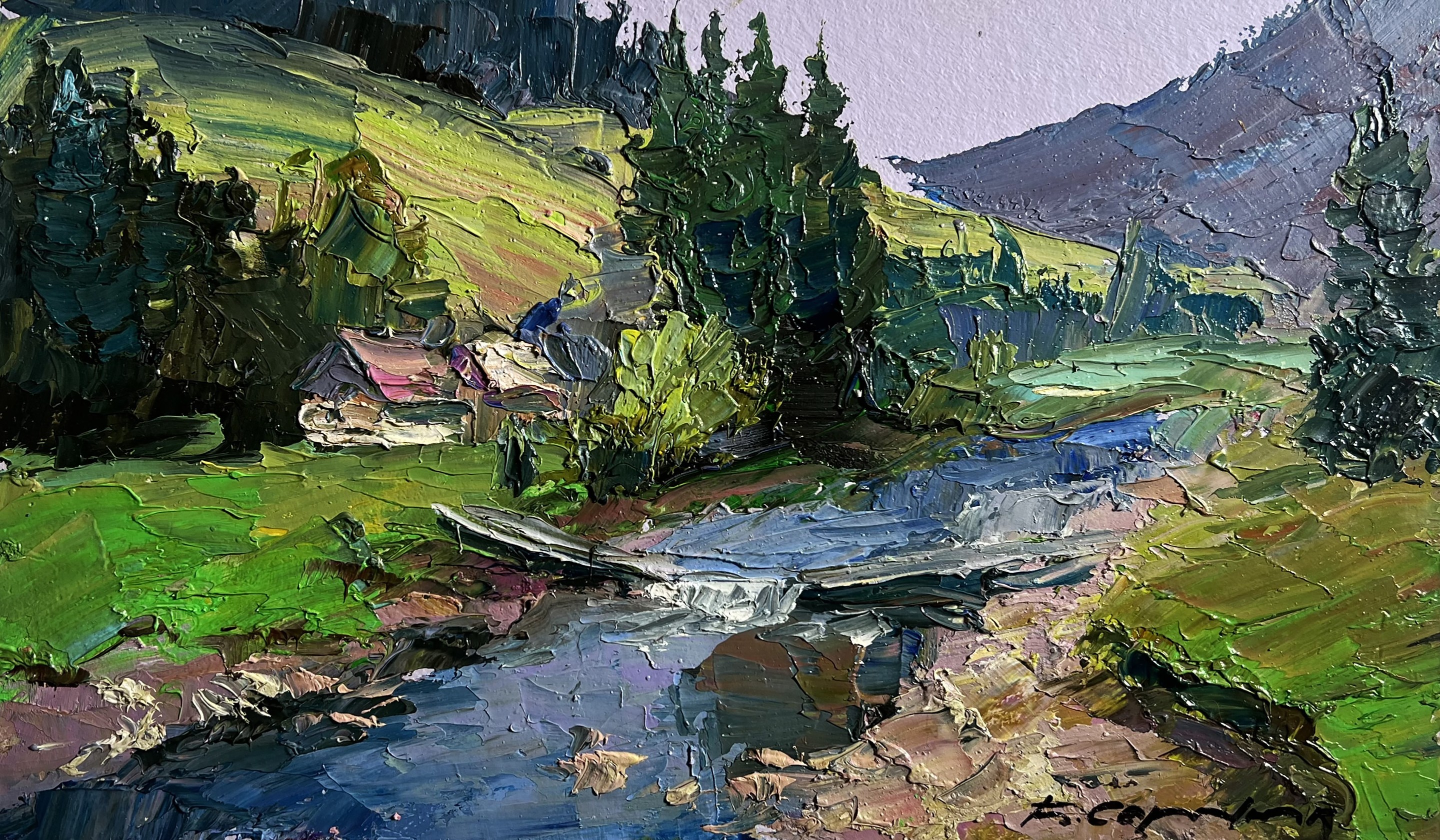Boris Serdyuk, Houses in the mountains Boris Serdyuk, Houses in the mountains