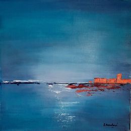Peinture, Horizon d'azur et terre de feu, Rose Passalboni