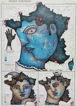 Zeichnungen, France climatique, Clara Castagné