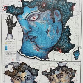 Fine Art Drawings, France climatique, Clara Castagné