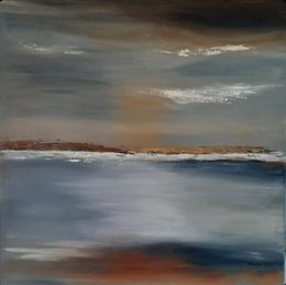Peinture, Horizon marin 2, Rose Passalboni