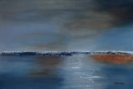 Painting, Horizon marin 1, Rose Passalboni