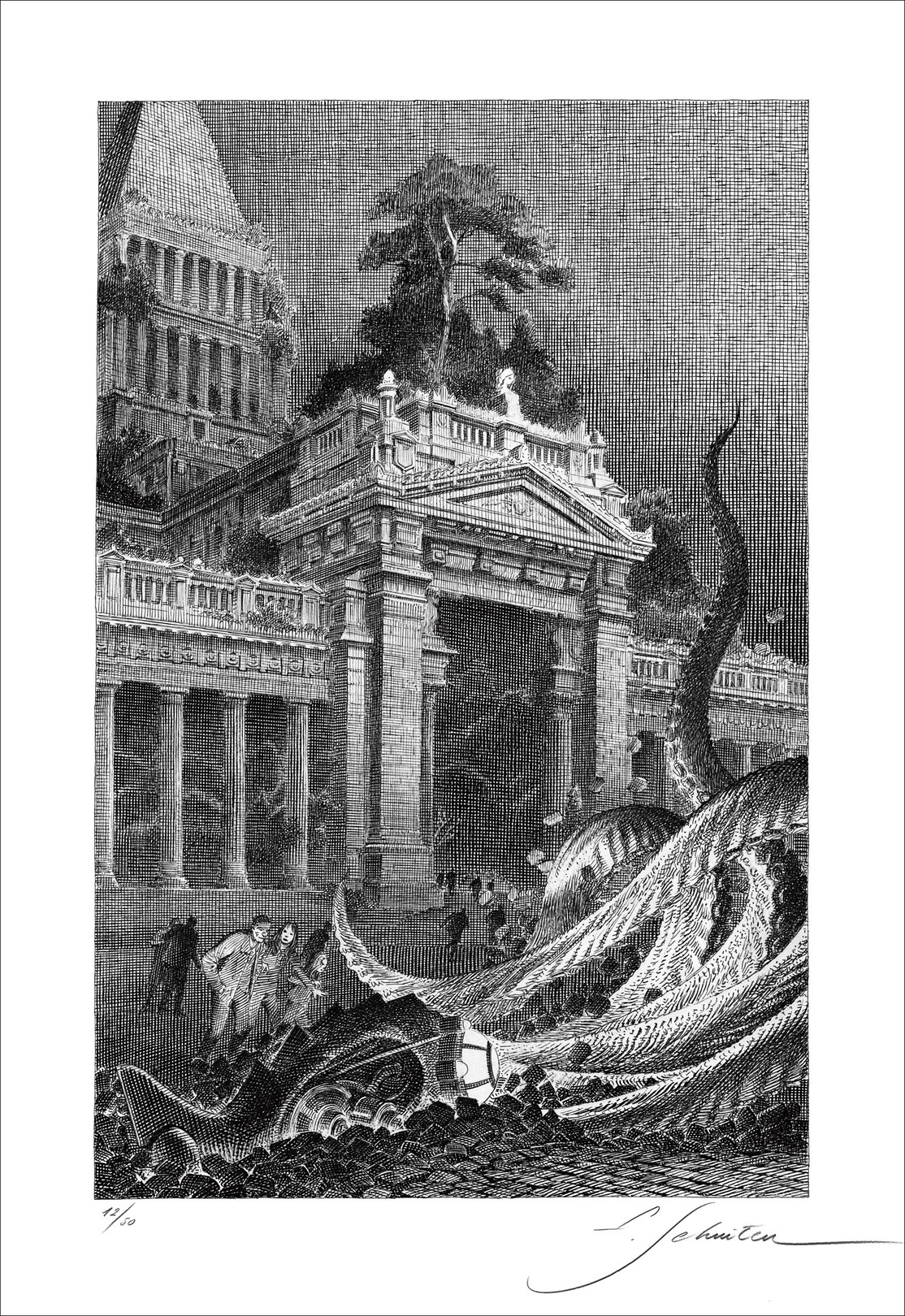 François Schuiten, Le retour du Capitaine Nemo - Palais François Schuiten, Le retour du Capitaine Nemo - Palais