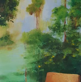 Painting, Fauteuil vagabond, Laurelle Bessé