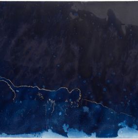 Photography, Set of 3 Photographs. Cyanotype photograph of the ocean waves, Paola Dávila