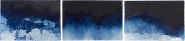 Photography, Set of 3 Photographs. Cyanotype photograph of the ocean waves, Paola Dávila