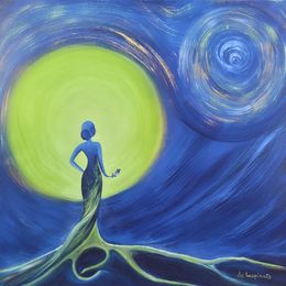 Peinture, La Terre, Nadine de Lespinats