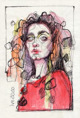 Gemälde, Robe rouge, Tatiana Ivchenkova