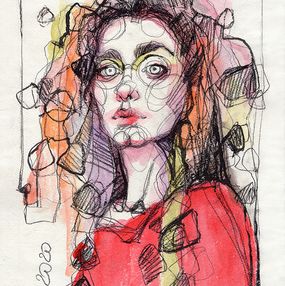 Gemälde, Robe rouge, Tatiana Ivchenkova