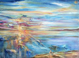 Gemälde, Soleil levant poétique, Christine Desplanque