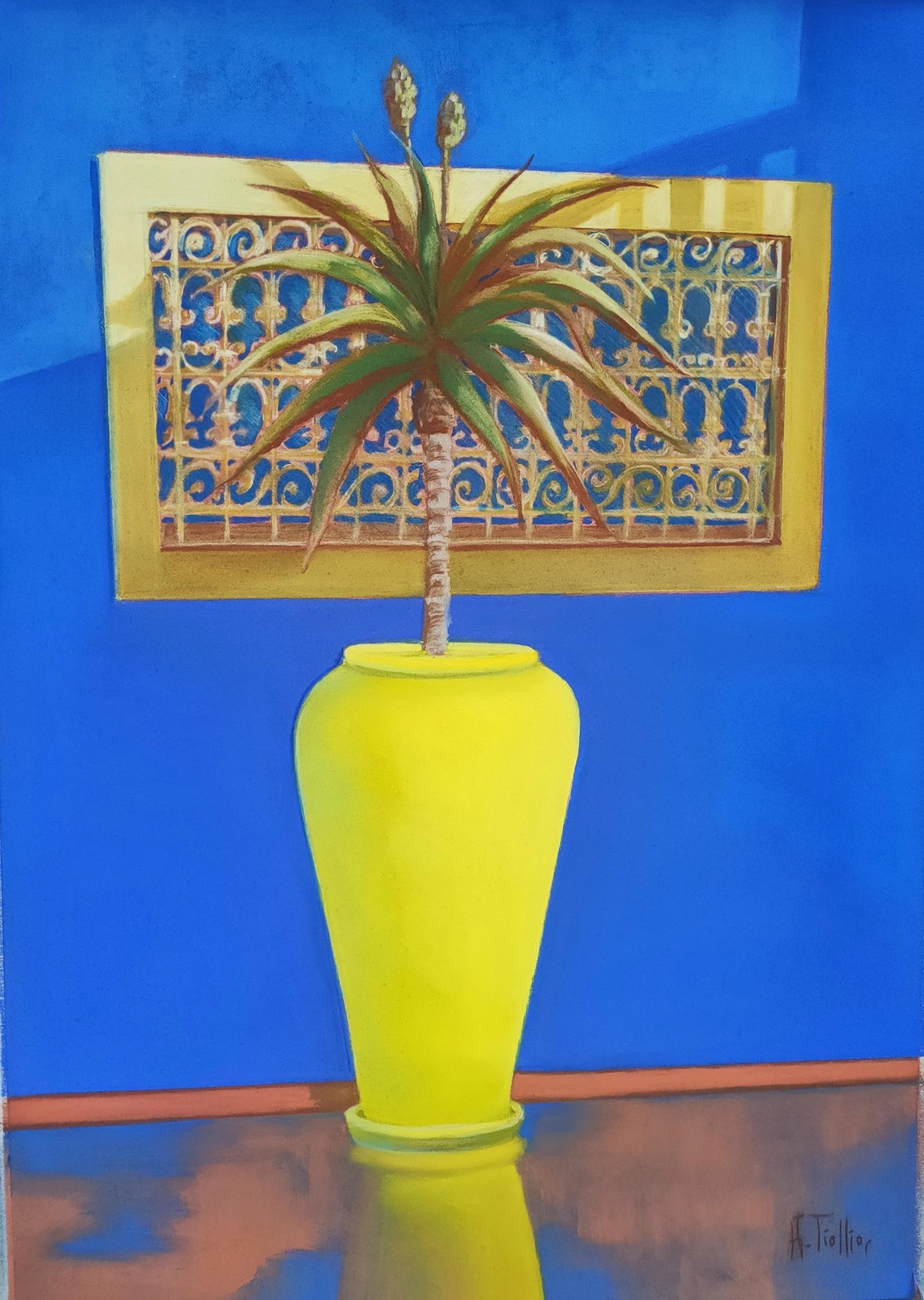 Agnès Tiollier, Couleur Majorelle V Agnès Tiollier, Couleur Majorelle V