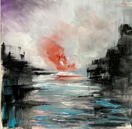 Painting, Abstract landscape #1, Elisa Bonotti