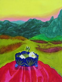 Gemälde, The presence of a lake, Kristine Luize Avotina