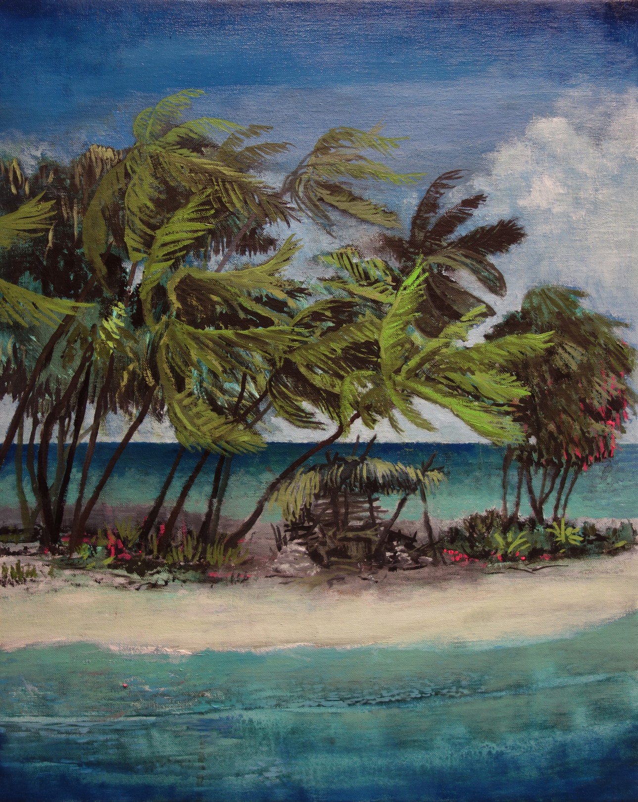 Peter de Boer, Wind on the beach Peter de Boer, Wind on the beach