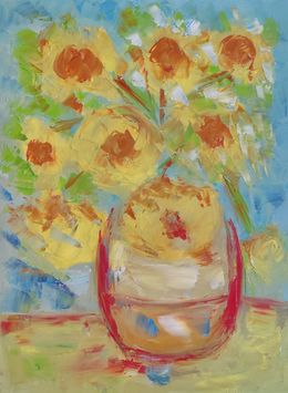Painting, Sunflowers of Provence, Natalya Mougenot