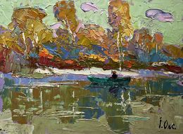 Gemälde, Early autumn has arrived, Oksana Ivanyuk