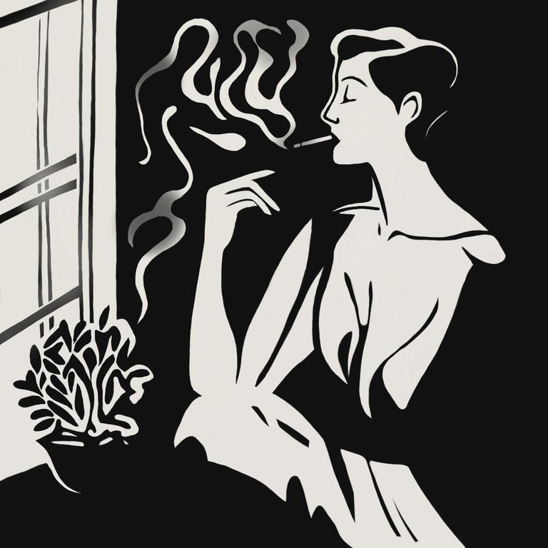 Nina Tsorieva, Smoking Nina Tsorieva, Smoking