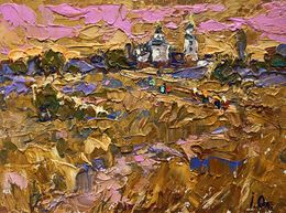 Gemälde, Autumn steppes, Ivanyuk Oleksiy