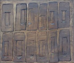 Peinture, Gathering of gentlemen, Ventzislav Dikov
