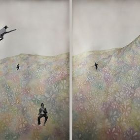 Painting, Refuge ? Je cherche encore, Mathilde Neri