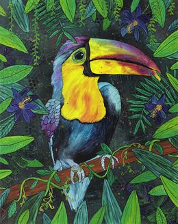 Gemälde, El Tucan, Djé WILD art