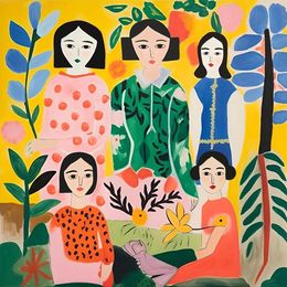 Print, Series of prints "Family", Nina Tsorieva
