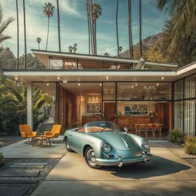 Print, California house - collection spéciale Grands Formats, Christophe Malsert