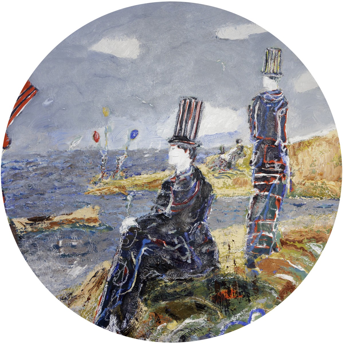 Ti Ban, Enigma - scène de vie onirique inspiré du paysage d'Hourtin plage, presqu'île du Médoc Ti Ban, Enigma - scène de vie onirique inspiré du paysage d'Hourtin plage, presqu'île du Médoc