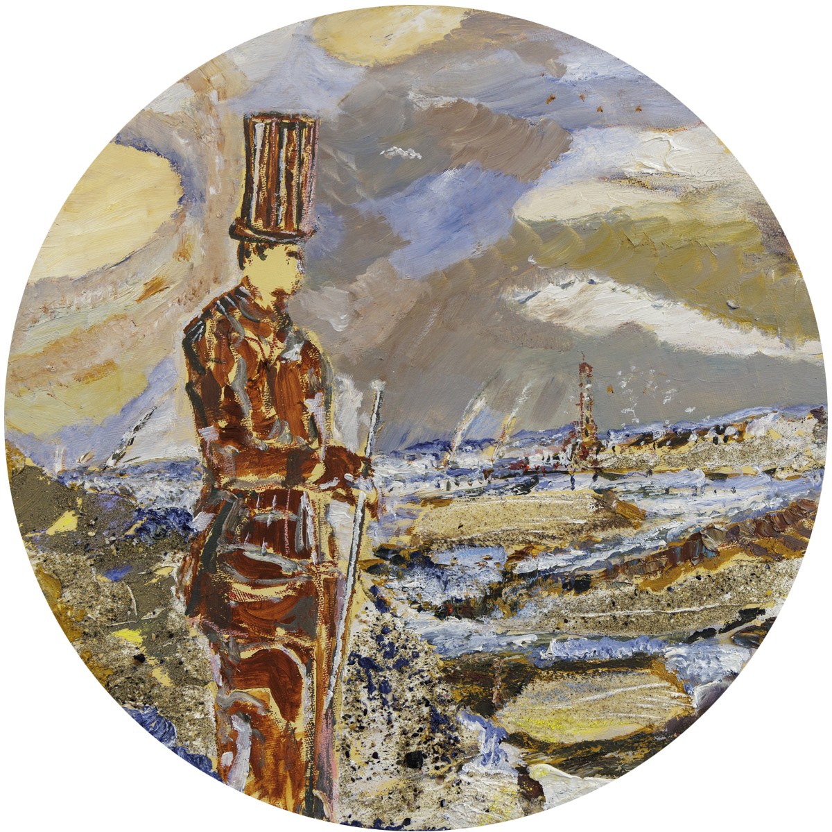 Ti Ban, Enigma IV - scène de vie onirique inspiré du paysage d'Hourtin plage, presqu'île du Médoc Ti Ban, Enigma IV - scène de vie onirique inspiré du paysage d'Hourtin plage, presqu'île du Médoc