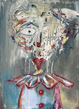 Gemälde, Clown, Aramis