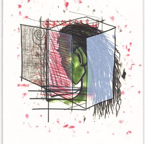 Drucke, Open Self Model (Single Green Female), Carroll Dunham