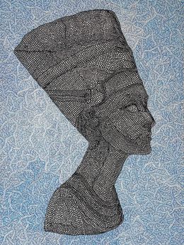 Painting, Nefertiti, David Paul Kay