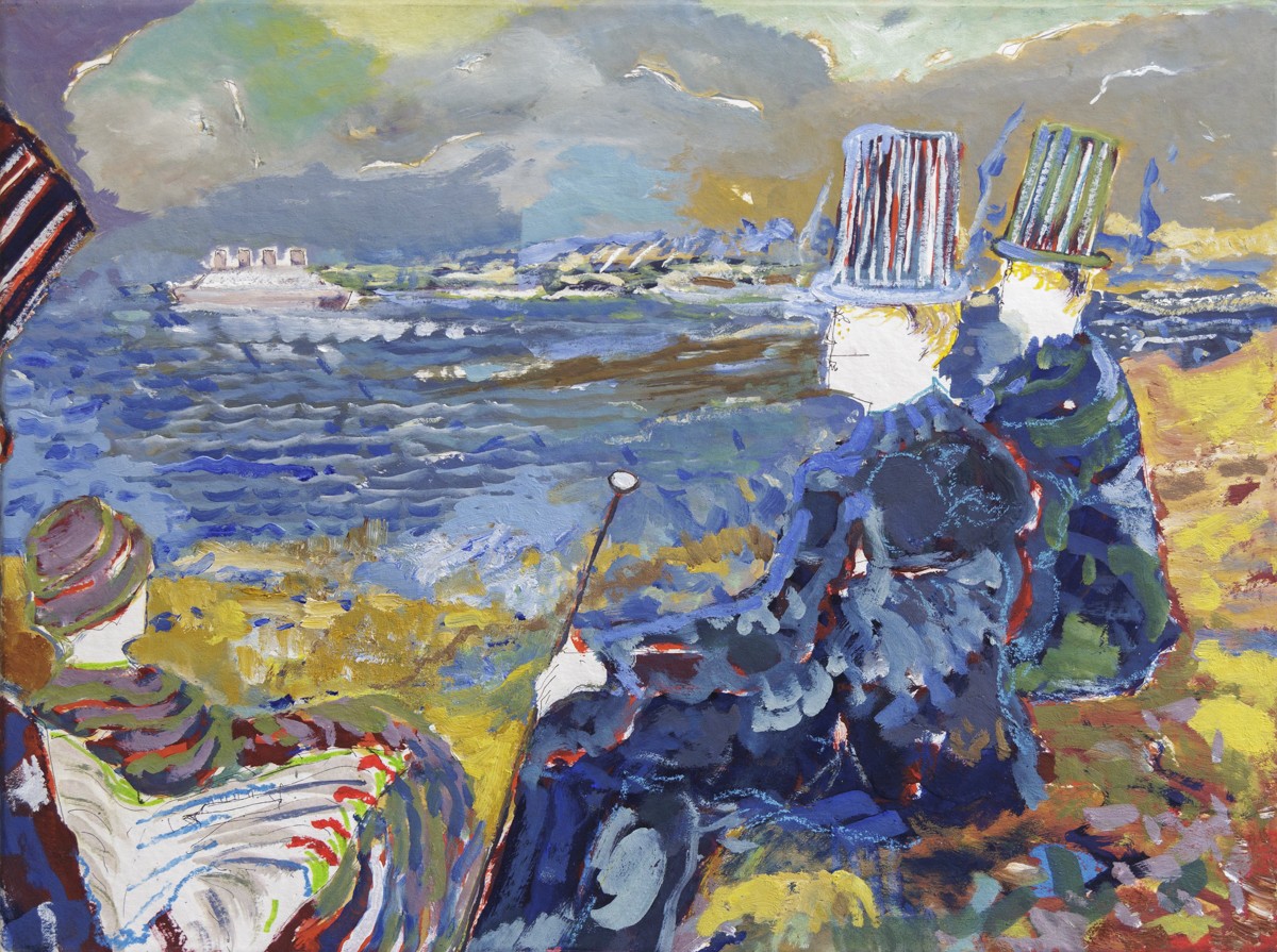 Ti Ban, L'Anse II- Scène de vie onirique inspiré du paysage d'Hourtin plage, presqu'île du Médoc Ti Ban, L'Anse II- Scène de vie onirique inspiré du paysage d'Hourtin plage, presqu'île du Médoc