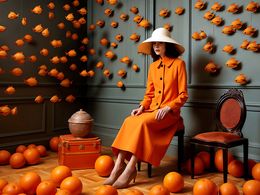 Print, Orange girl - collection spéciale Grands Formats, Christophe Malsert