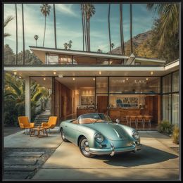 Print, California house, Christophe Malsert
